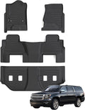Custom Fit Floor Mats for 2015-2020 Chevy Suburban 7 Seats