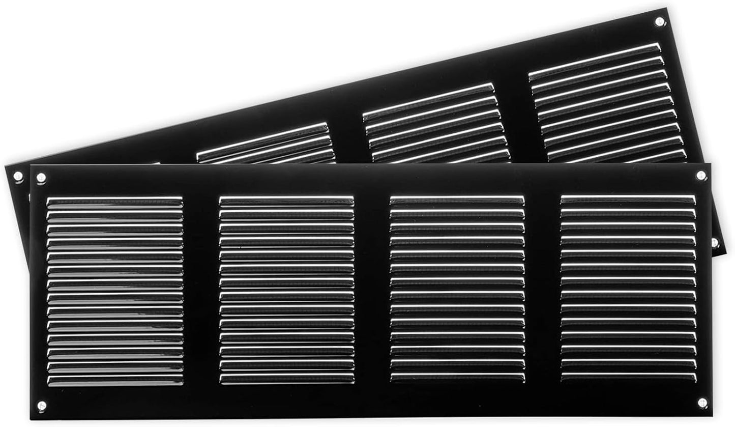 Repa Market 2-Pack Black Air Vent Cover for Ceiling and Sidewall