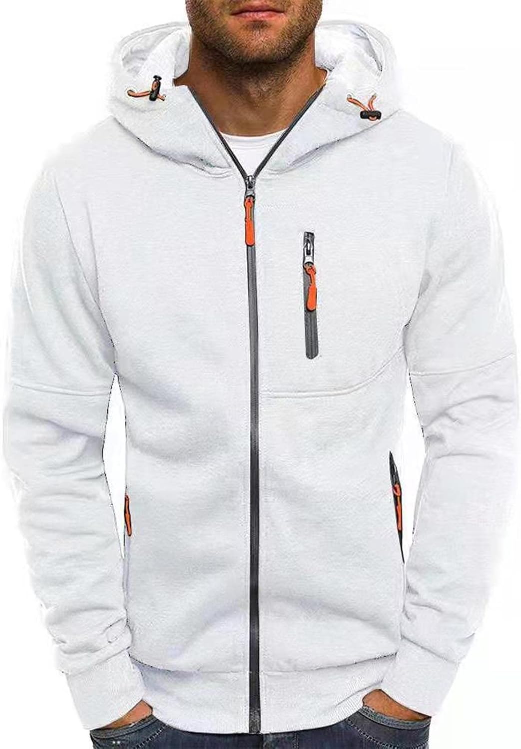 Full Zip Men's Hoodie: Sporty Style, Ultimate Comfort