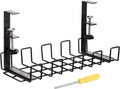 Cable Management Tray Under Desk - Wire Organizing Rack for Tidy Desks