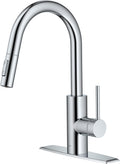 Oletto Pull Down Kitchen Faucet in Chrome - QuickDock Top Mount