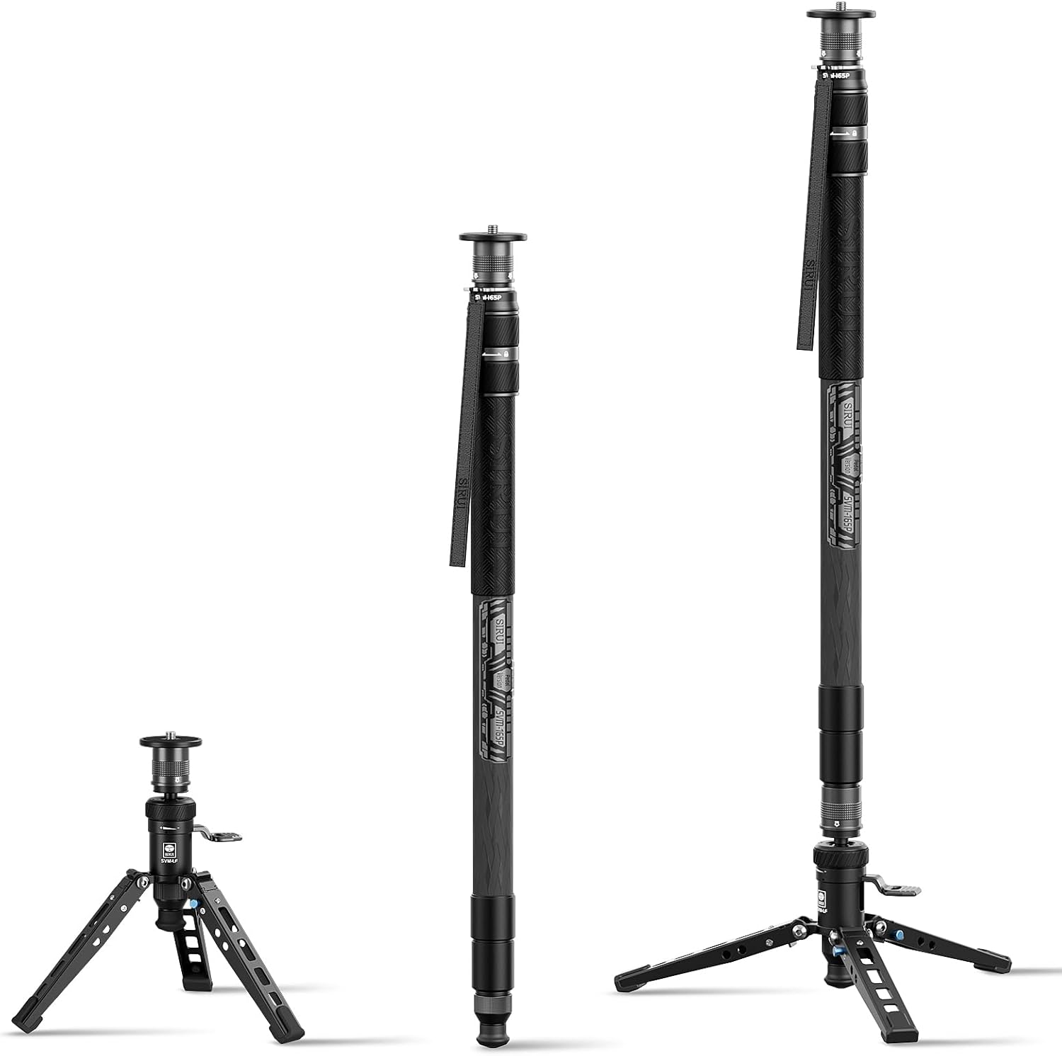 SIRUI SVM-165P Carbon Fiber Monopod with Pedal for Photographers