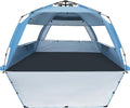 WhiteFang Deluxe Pop Up Beach Tent for 3-6 Persons with UV Protection