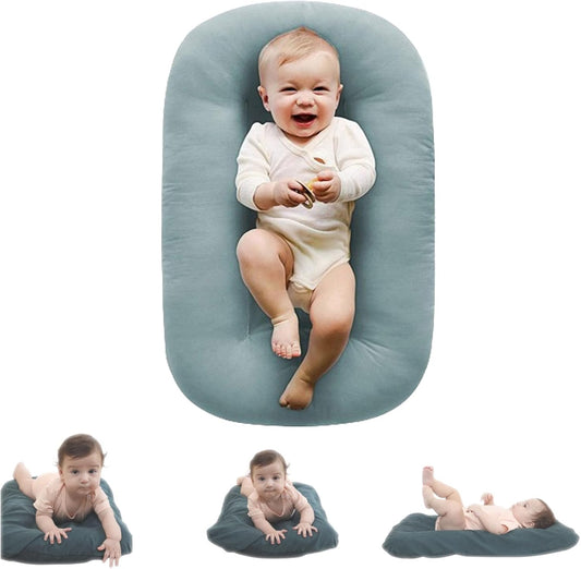 Ultimate Comfort for Baby: Mist Blue Lounger