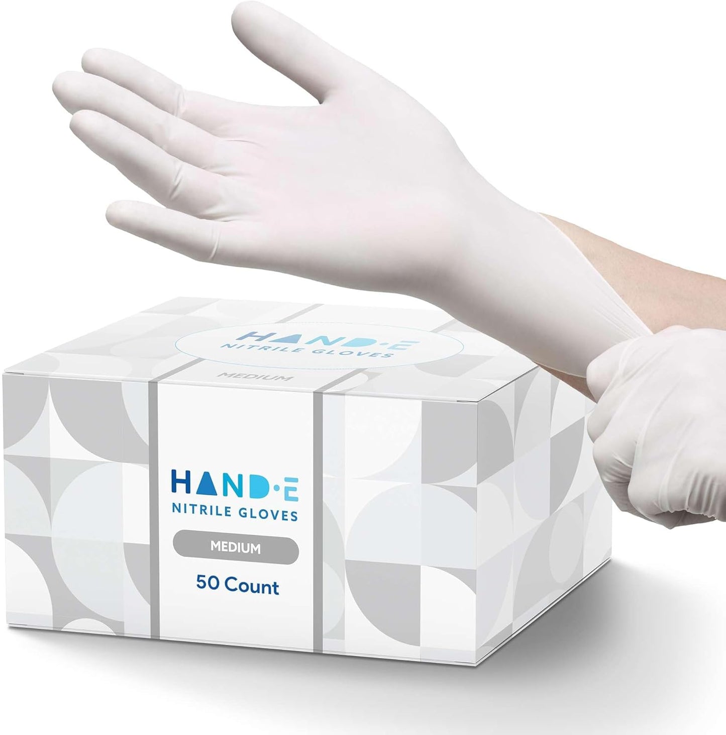 Latex-Free White Nitrile Gloves: Food Safe