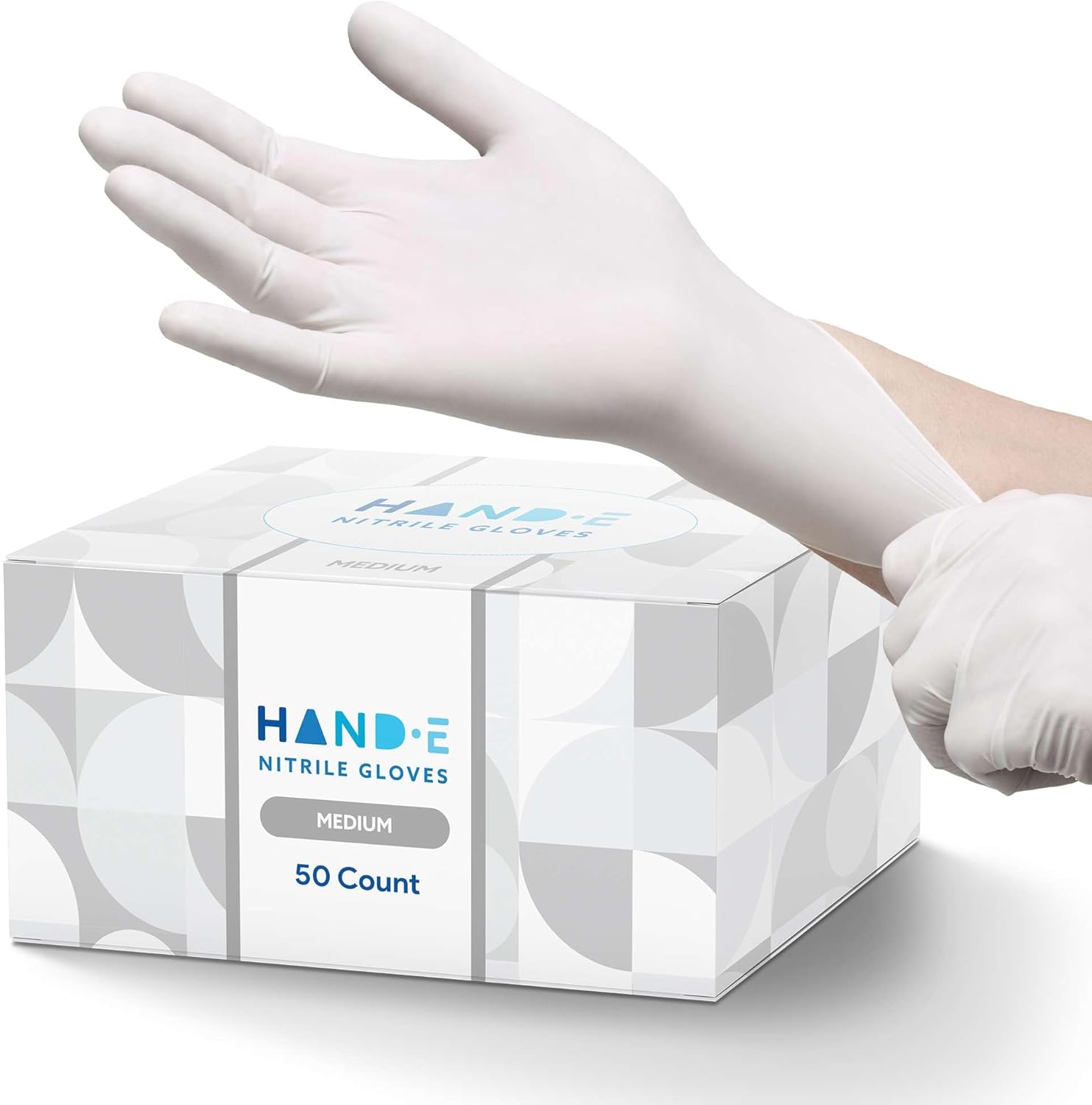 Latex-Free White Nitrile Gloves: Food Safe