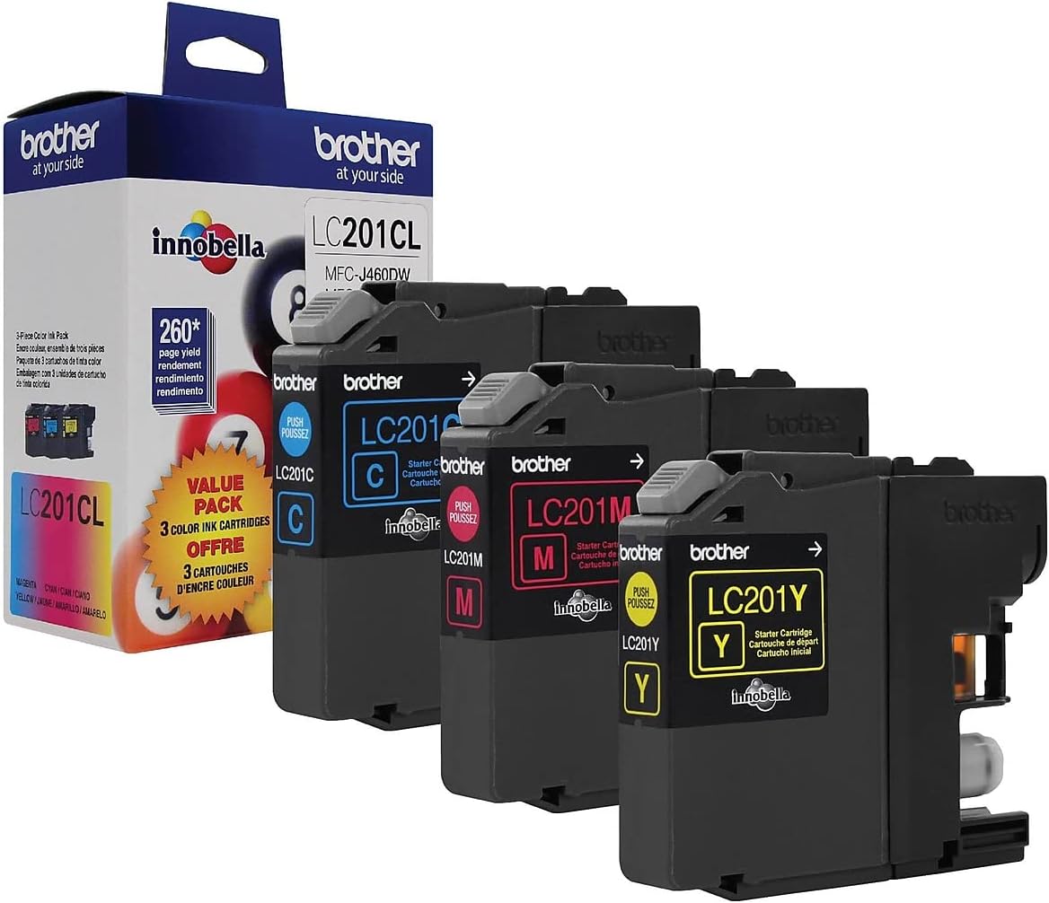 Vibrant Colors: Brother LC2013PKS C/M/Y Ink Trio