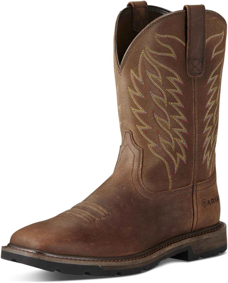 Ariat Men's Groundbreaker Wide Square Toe Steel Toe Work Boot Review