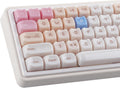 Ceramic Jade Ragdoll Cat Keycaps 148 Keys - Translucent Pink Jelly