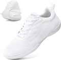 White Cheerleading Dance Shoes - Lightweight Training Sneakers