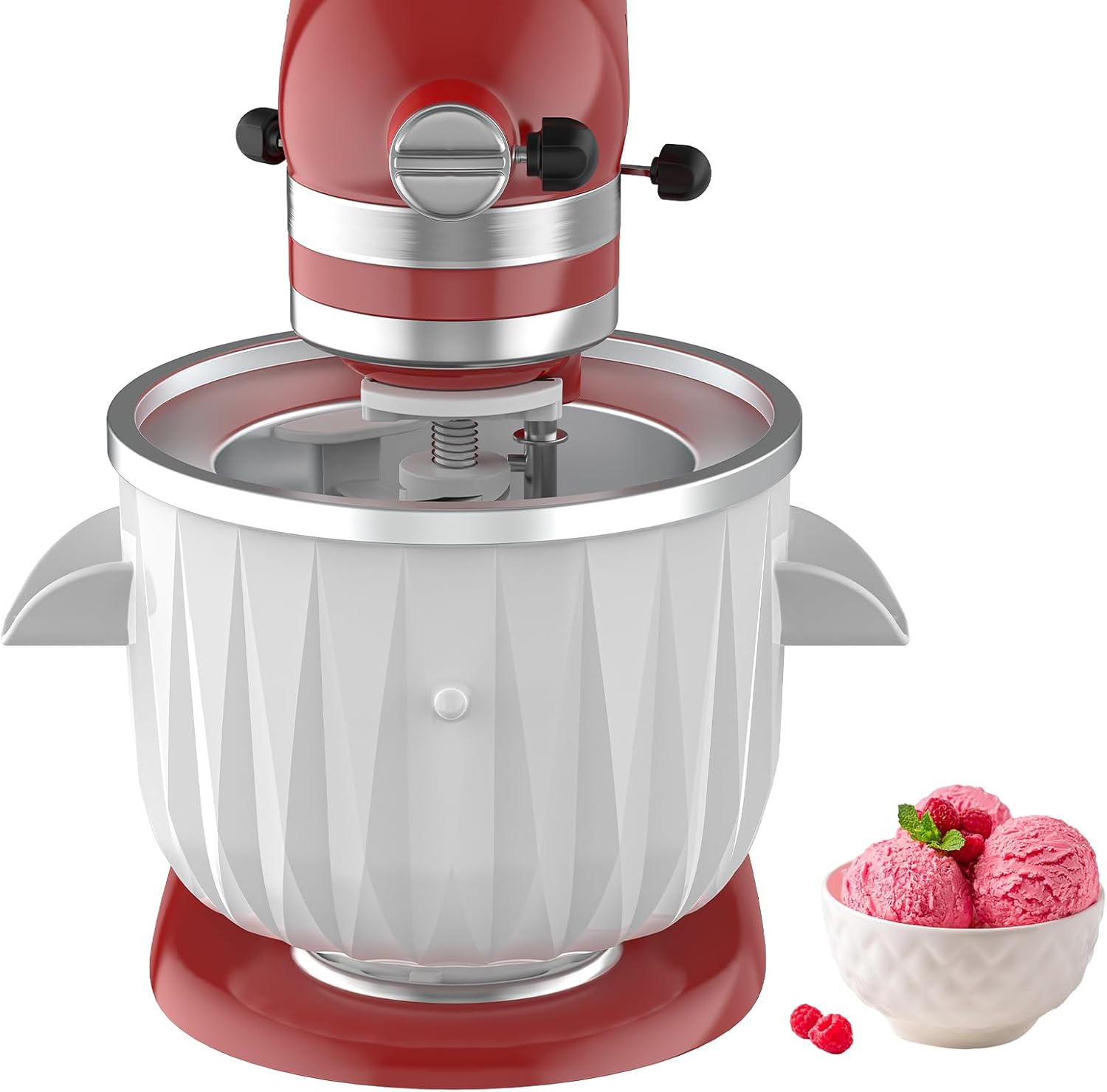 InnoMoon 2 Quart Ice Cream Maker Attachment: Transform Your KitchenAid Mixer!