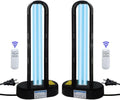 UV-C Lamp for Dust Mite 38 Watt 2 Pack - Remote Timer Control