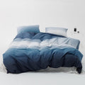 Gradient Blue Comforter Set Queen - Soft Microfiber Comfort