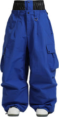 GSOU SNOW Men Women Ski Pants - Super Baggy Waterproof Insulated