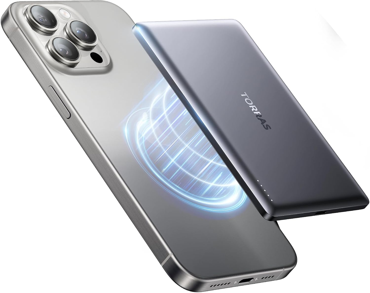 TORRAS MiniMag Power Bank: Fast Charge iPhone with Magsafe Compatibility