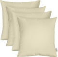 Sunbrella Square Throw Pillows Set of 4 20in x 20in - Weather Ready