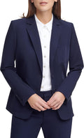 Tommy Hilfiger Women's Work Two Button Blazer Jacket - Tailored Fit