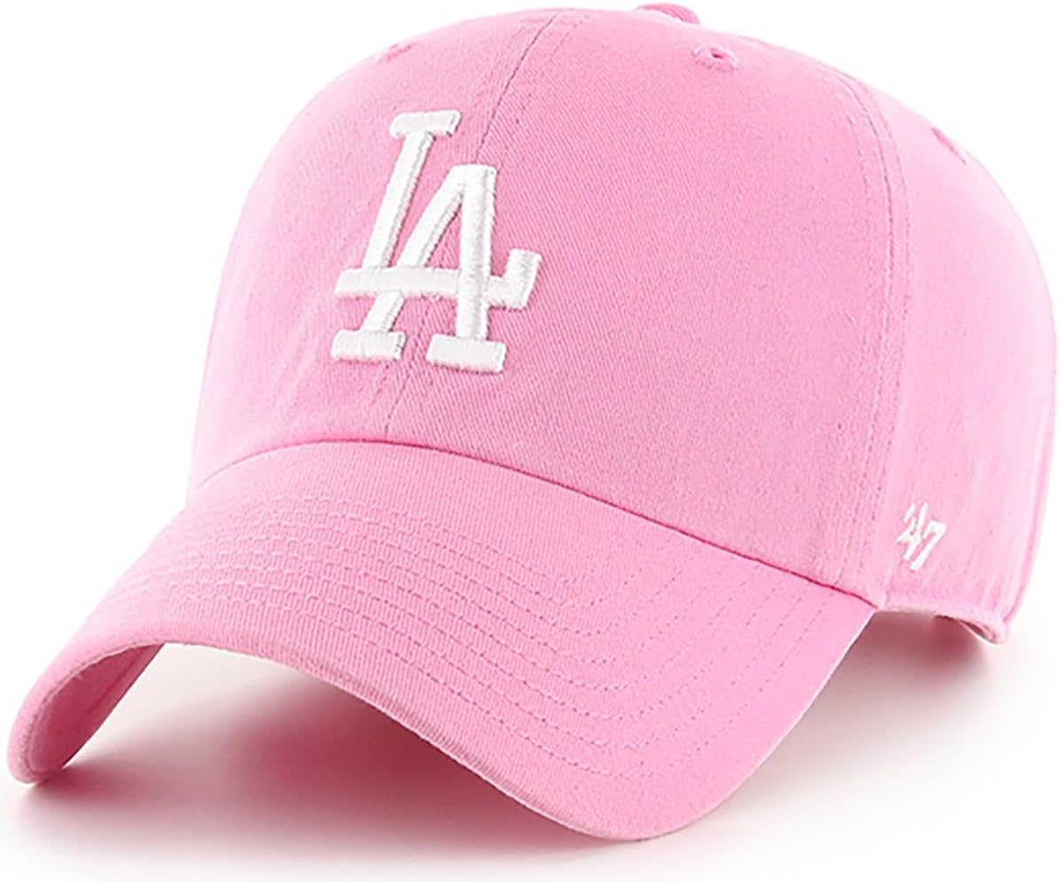 Los Angeles Dodgers Rose Pink Adjustable Baseball Cap for Fans