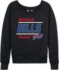 Team Fan Apparel Womens Slouchy Crew Neck Pullover - Game Day Comfort