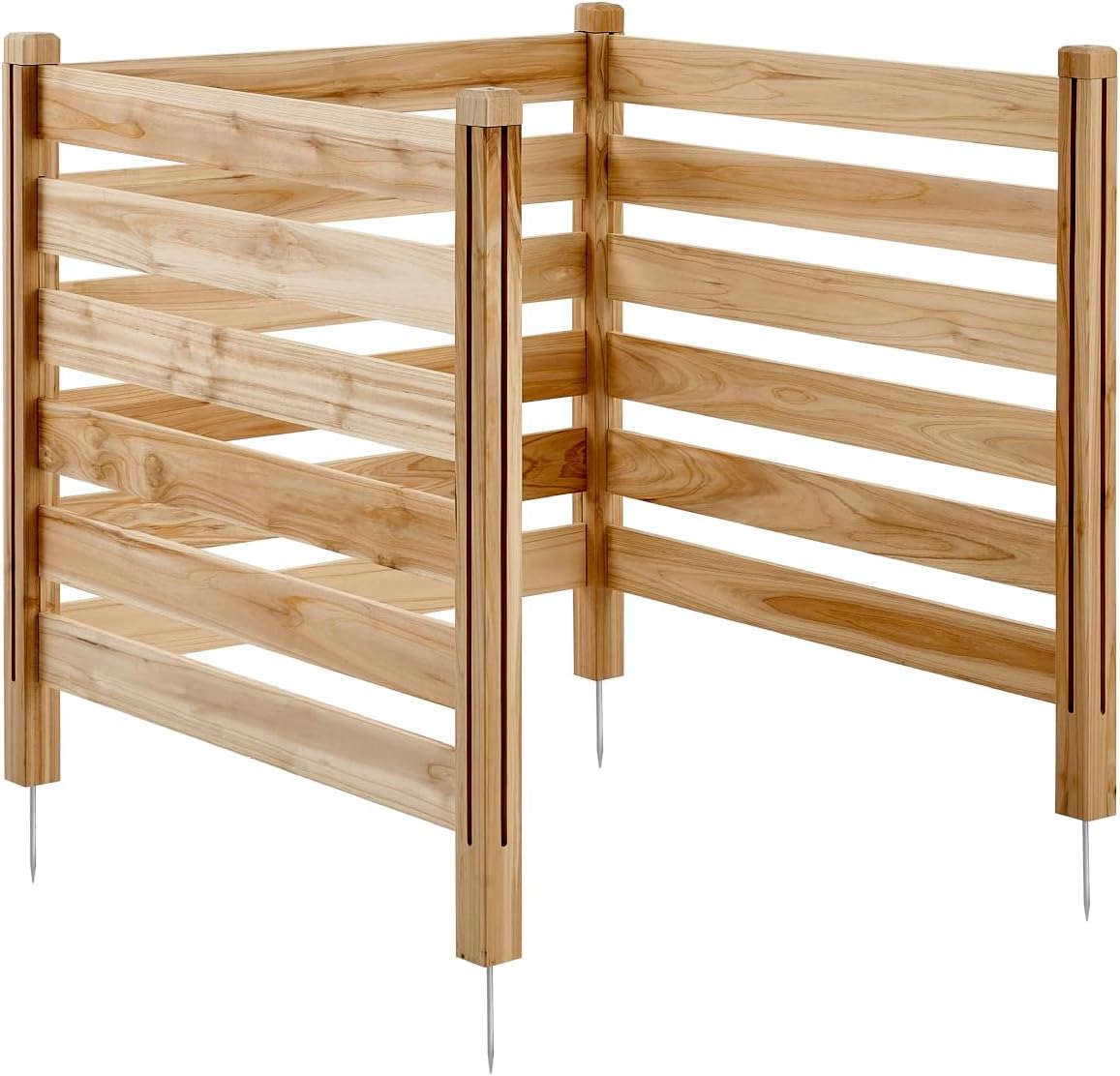 VEVOR Wood Privacy Fence for Outdoor Trash Can and AC Units