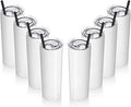 Stainless Steel Skinny Tumblers 20 oz 8 Pack - Insulated Gift Set