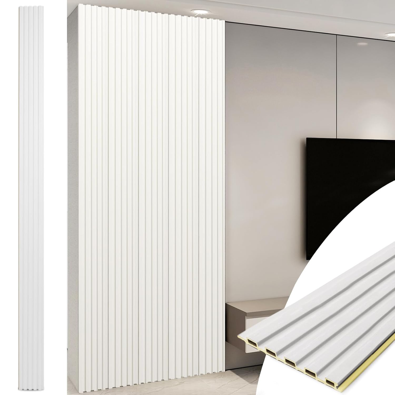 Art3d WPC Slat Wall Panels for Stunning Interior Decor