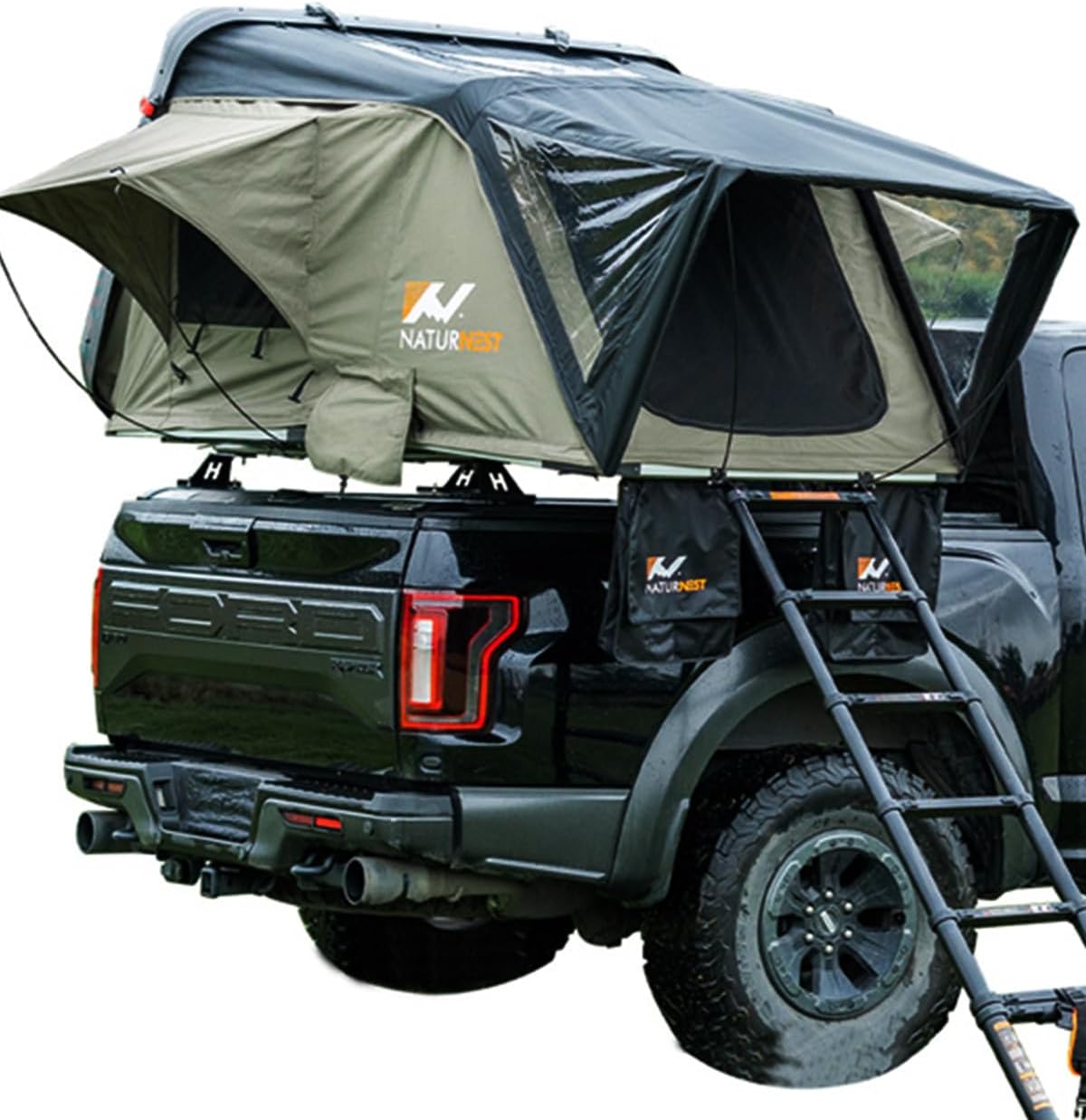 Naturnest Sirus Hard Shell Rooftop Tent - Vehicle Mounted Pop Up for Camping