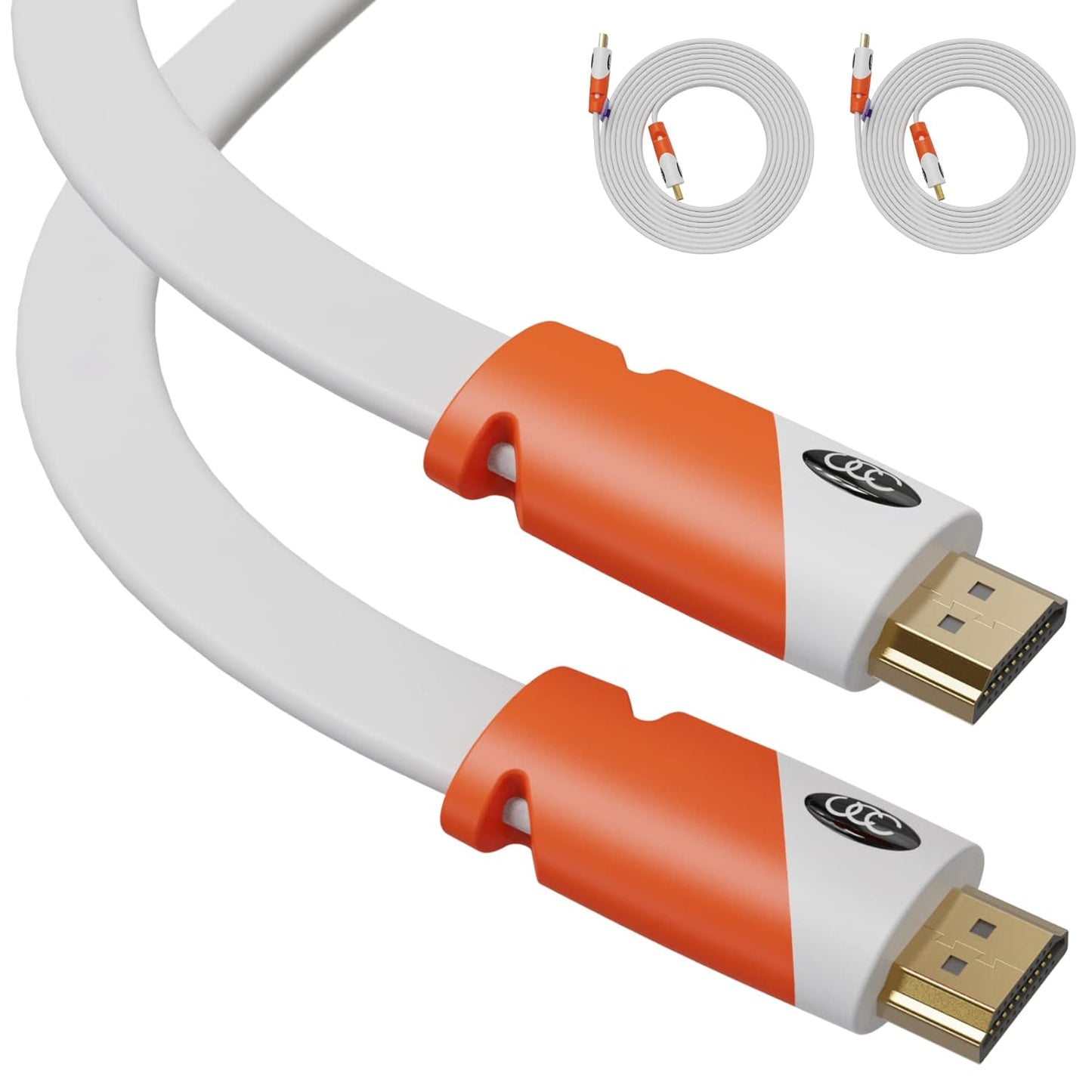 Ultra Clarity 10ft HDMI Cables - 2 Pack - 4K Video Support!