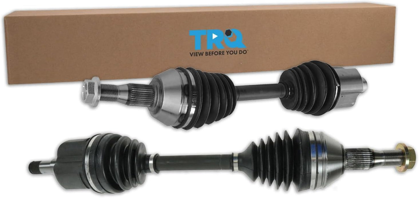 TRQ CV Axle Shaft Assembly Set for 2009-2011 Buick Lucerne