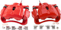 Front Performance Brake Caliper Set Red for 2009-2018 Corolla (Pair)