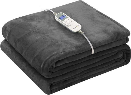 Wapaneus Heated Blanket Electric Blanket 62in x 84in Twin Size