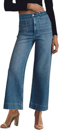 Wide Leg High Waisted Stretchy Jeans for Women (Style 1HYT)