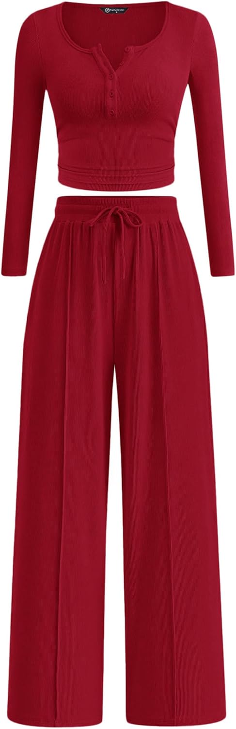 PRETTYGARDEN Women's Trendy 2 Piece Lounge Sets for Fall 2025