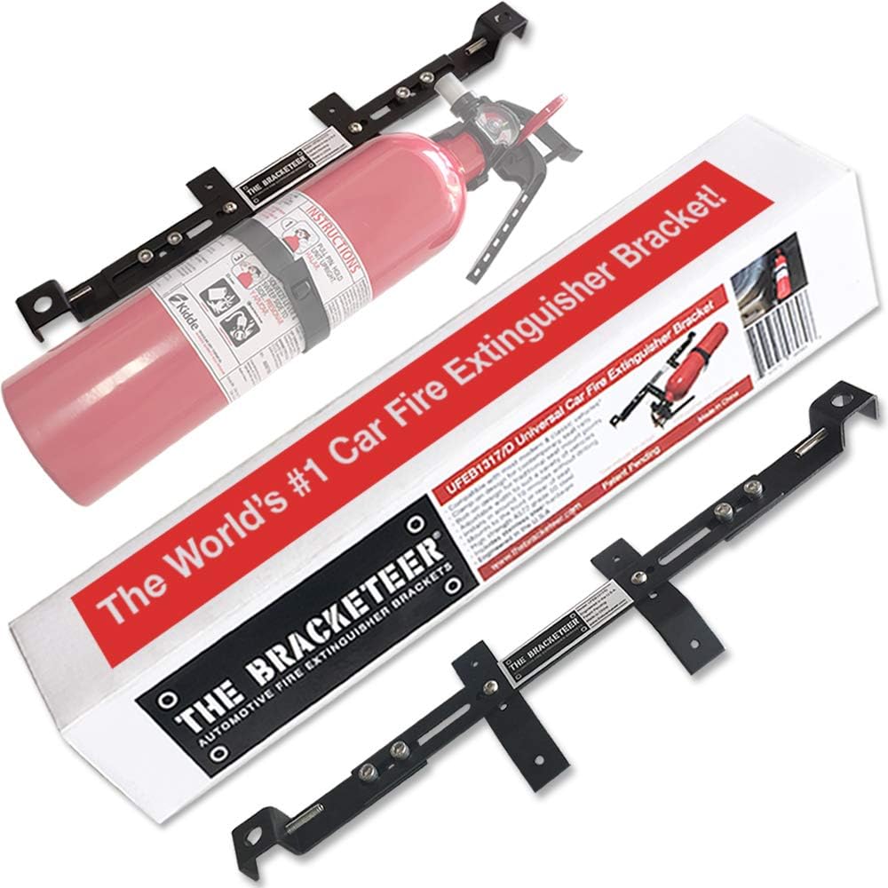 Car Fire Extinguisher Bracket for Most Vehicles - Adjustable Fit