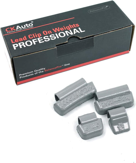 CKAuto MC-Series Coated Lead Clip Wheel Weight Assortments
