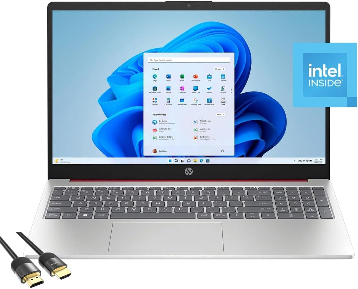 HP Laptop for Business & Students with 15.6in HD Display