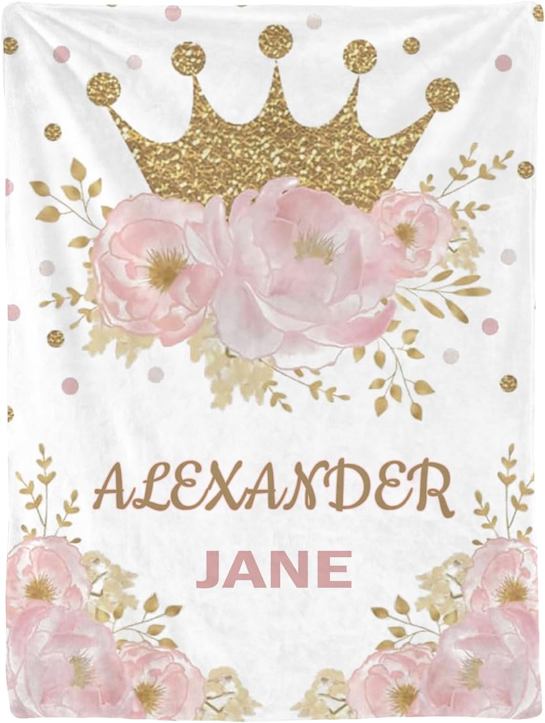 Custom Baby Blanket with Name - Perfect Baby Gift