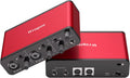 2i2 USB Audio Interface with MIDI Ports - Low-Latency Recording