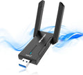 NEWFAST AX5400 USB WiFi Adapter for Desktop PC - Tri-Band Speed