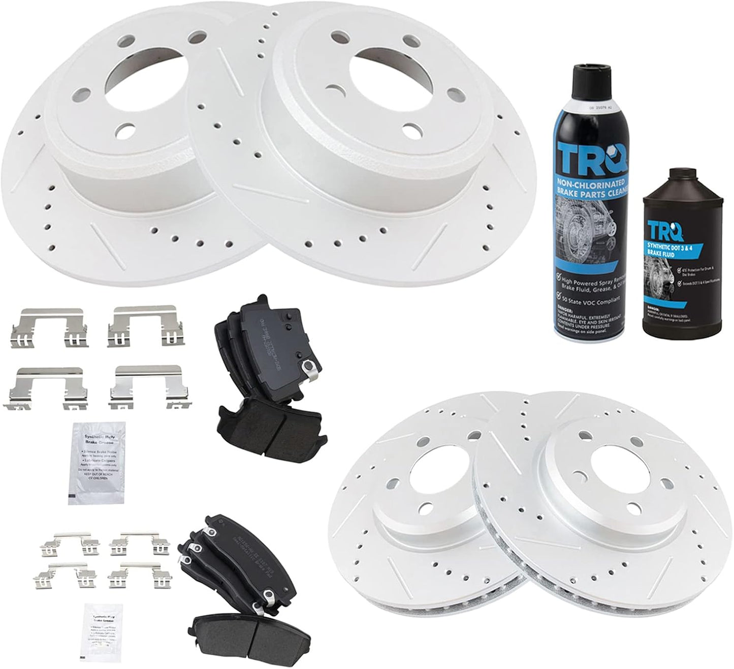 Premium G-Coated Brake Pad & Rotor Kit for Chrysler & Dodge