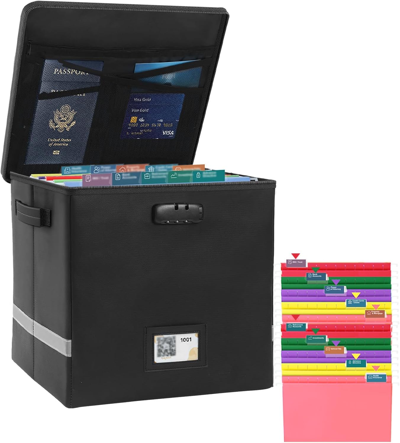 Medium Next of Kin Box Organizer with Smart Labels for Files