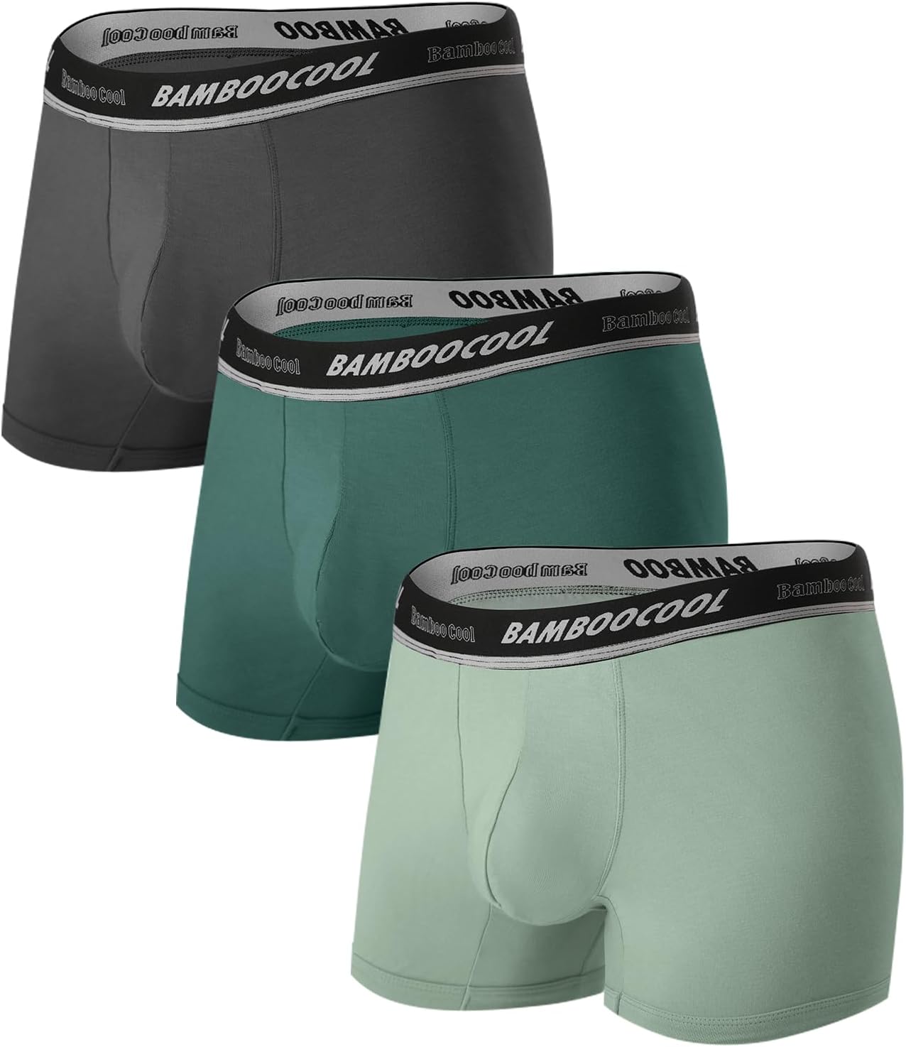 Bamboo Cool Mens Underwear Trunks with Strong Support Pouch