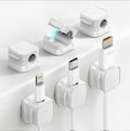 6 Pack Magnetic Cord Holder Adhesive Wire Organizer - Tidy Desk