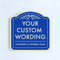 Custom Decorative Outdoor Metal Sign - Personalized 24x24 in Driveway