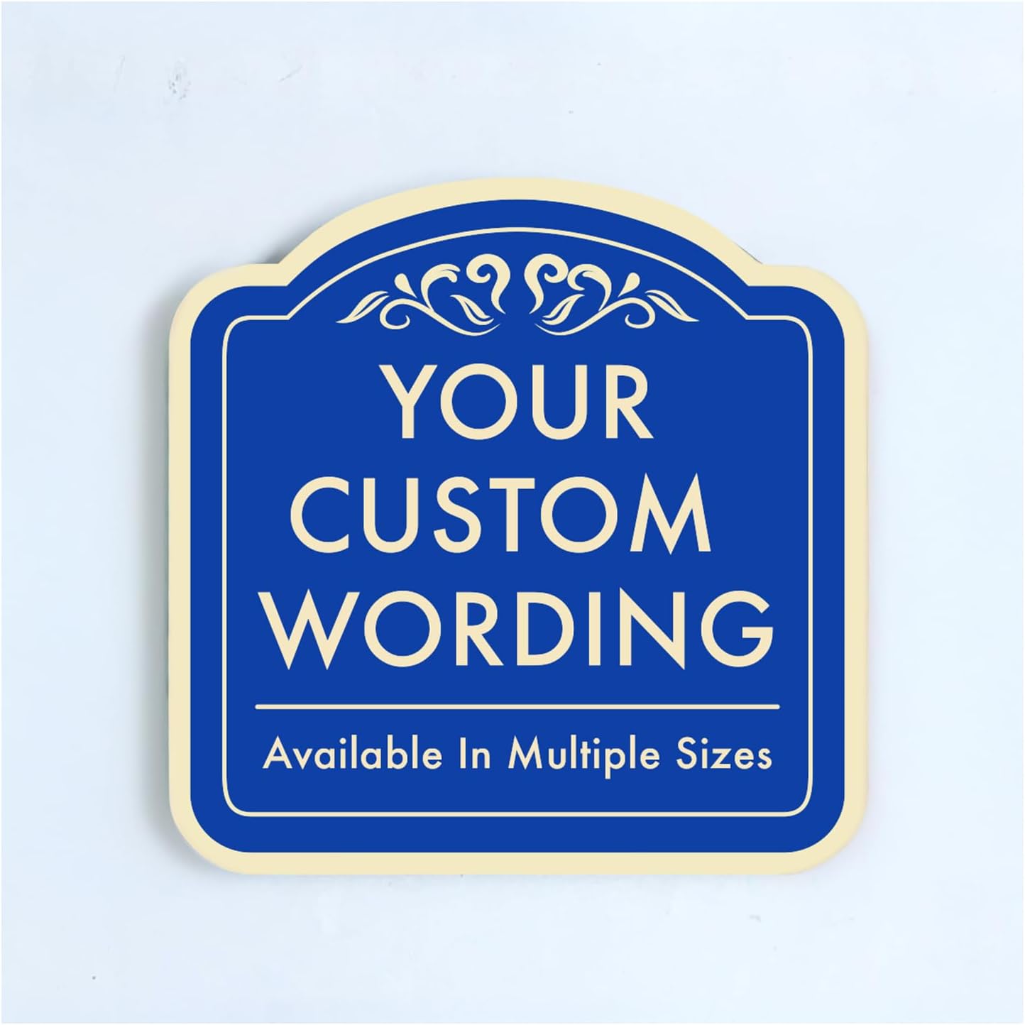 Custom Decorative Outdoor Metal Sign - Personalized Aluminum Design