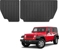 Custom for 2007-2018 Jeep Wrangler JK 4 Door Rear Seat Backrest Mat