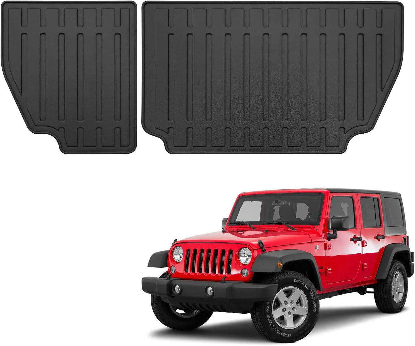 Custom Rear Seat Backrest Mat for 2007-2018 Jeep Wrangler JK