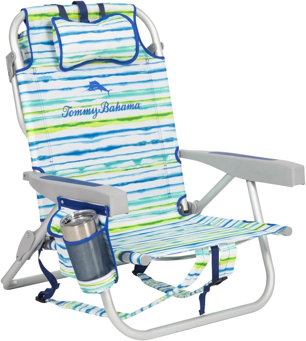 Tommy Bahama 2 Pack Backpack Beach Chair with 5 Positions