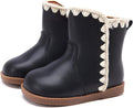 Baby First Walking Boots for Boys Girls - Non-Slip, Zip Closure Shoes