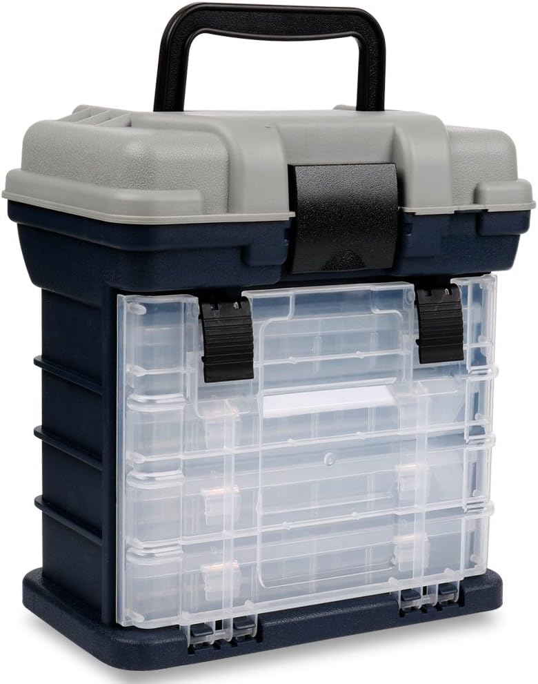 Sougayilang Portable 4-Layer Fishing Tackle Box: Organize with Ease
